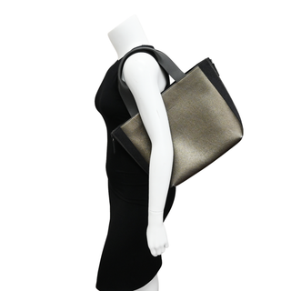 BRUNELLO CUCINELLI | Metallic Leather Tote Bag