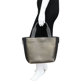 BRUNELLO CUCINELLI | Metallic Leather Tote Bag