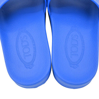 TOD'S | Cobalt Blue Rubber Slides