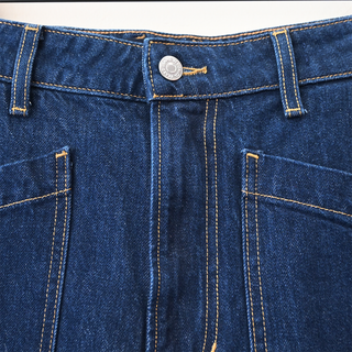 VERONICA BEARD | Dylan Dusted Oxford Straight Leg Jeans