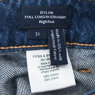 VERONICA BEARD | Dylan Dusted Oxford Straight Leg Jeans