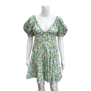 AGUA BENDITA | Manzanilla Floral Poplin Mini Dress