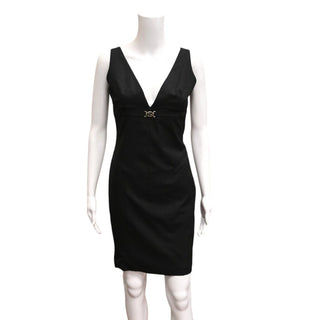 Black Knee-Length Sheath Dress