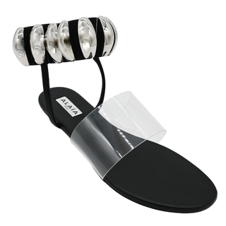 ALAIA | Pebble Embellished PVC Sandals