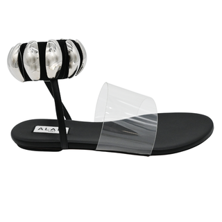 ALAIA | Pebble Embellished PVC Sandals