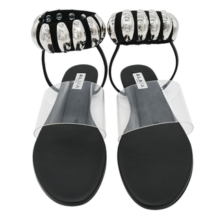 ALAIA | Pebble Embellished PVC Sandals