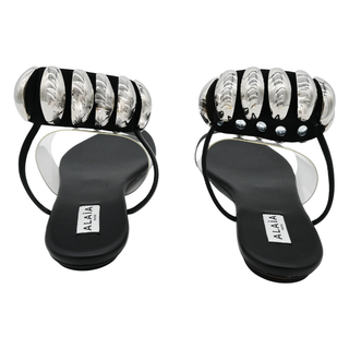 ALAIA | Pebble Embellished PVC Sandals