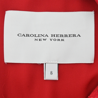 CAROLINA HERRERA | Red Floral Lace Dress