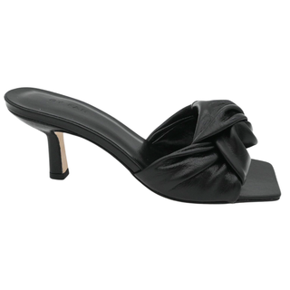 BY FAR | Lana Black Leather Mules