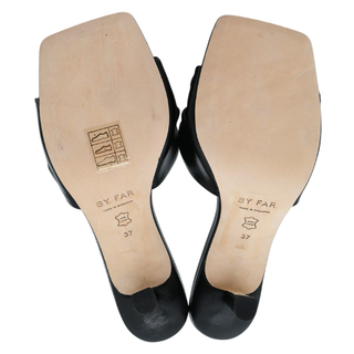 BY FAR | Lana Black Leather Mules