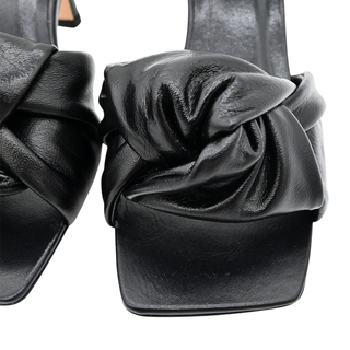 BY FAR | Lana Black Leather Mules