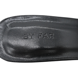 BY FAR | Lana Black Leather Mules