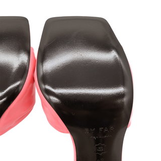 BY FAR | Lana Pink Gloss Leather Mules