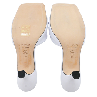 BY FAR | Lana White Leather Mules