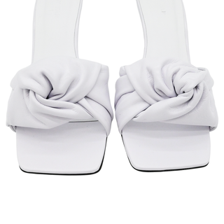 BY FAR | Lana White Leather Mules