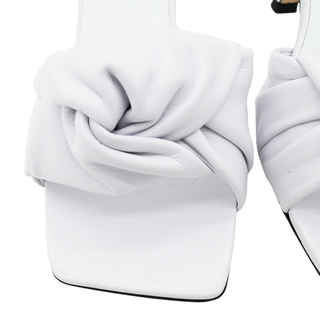 BY FAR | Lana White Leather Mules
