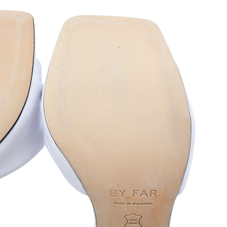 BY FAR | Lana White Leather Mules