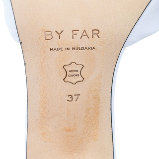 BY FAR | Lana White Leather Mules