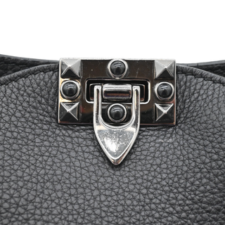 VALENTINO | Rolling Rockstud Leather Crossbody Bag