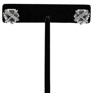 DAVID YURMAN | Crystal Cable Wrap Stud Earrings