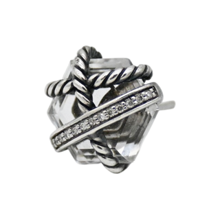 DAVID YURMAN | Crystal Cable Wrap Stud Earrings
