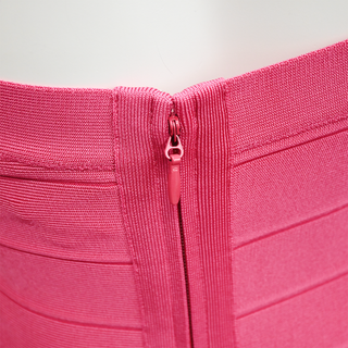 HERVE LEGER | Hot Pink Bandage Mini Dress