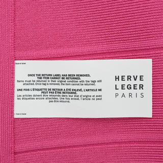 HERVE LEGER | Hot Pink Bandage Mini Dress