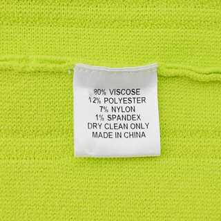 LELA ROSE | Lime Textured Knit Dress