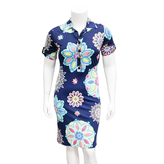 EMILIO PUCCI | Multicolor Printed Shirt Dress