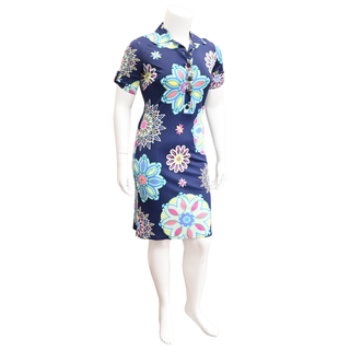 EMILIO PUCCI | Multicolor Printed Shirt Dress