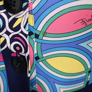 EMILIO PUCCI | Multicolor Printed Shirt Dress