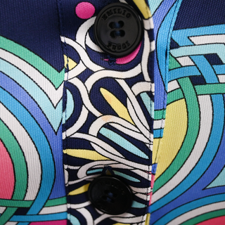 EMILIO PUCCI | Multicolor Printed Shirt Dress