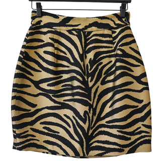 KHAITE | Eiko Zebra Jacquard Mini Skirt