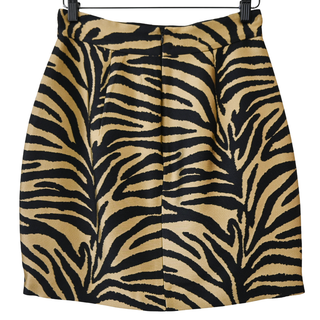 KHAITE | Eiko Zebra Jacquard Mini Skirt