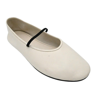 THE ROW | Off-White Elastic Ballet Slipper
