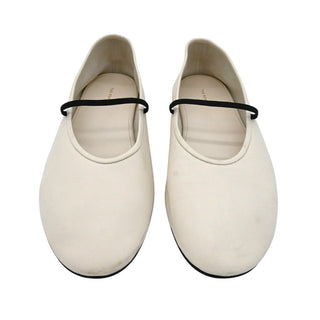 THE ROW | Off-White Elastic Ballet Slipper