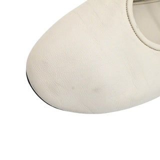 THE ROW | Off-White Elastic Ballet Slipper