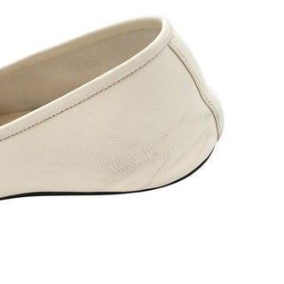 THE ROW | Off-White Elastic Ballet Slipper