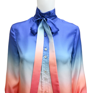 ZIMMERMANN | Postcard Ombre Dawn Silk Blouse