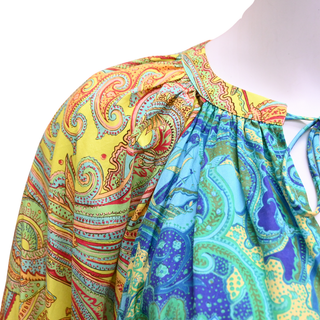 ALEMAIS | Ceto Spliced Patchwork Silk-Blend Blouse
