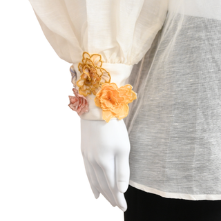 ZIMMERMANN | Postcard Floral Linen-Blend Blouse