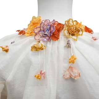 ZIMMERMANN | Postcard Floral Linen-Blend Blouse