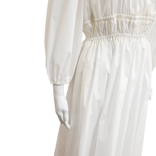 ALTUZARRA | Kathleen Optic White Poplin Midi Dress