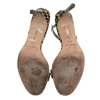 MANOLO BLAHNIK | Chaos Leopard-Print Patent Heels