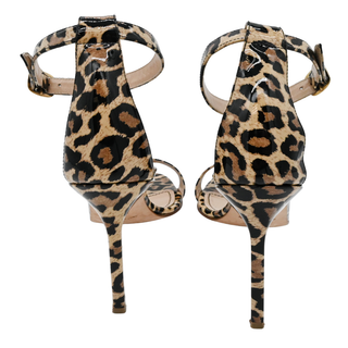MANOLO BLAHNIK | Chaos Leopard-Print Patent Heels
