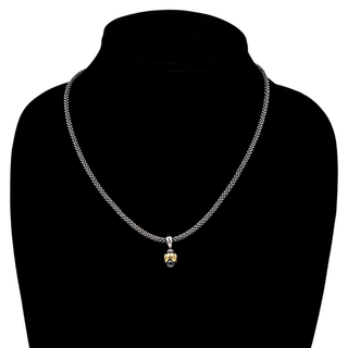 LAGOS | Two-Tone Hematite Tulip Pendant Necklace