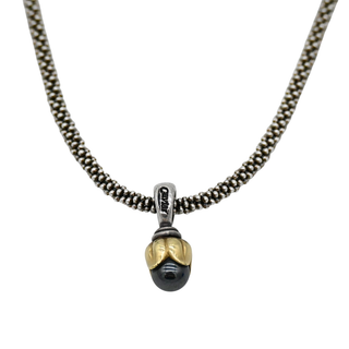 LAGOS | Two-Tone Hematite Tulip Pendant Necklace