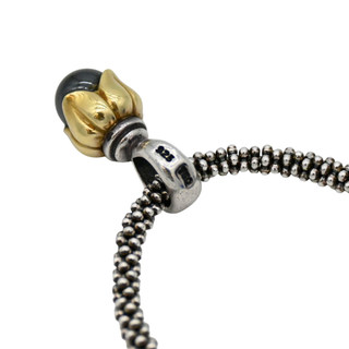LAGOS | Two-Tone Hematite Tulip Pendant Necklace