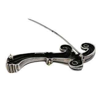 LAGOS | Caviar Fluted Swirl Brooch