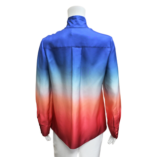 ZIMMERMANN | Postcard Ombre Dawn Silk Blouse